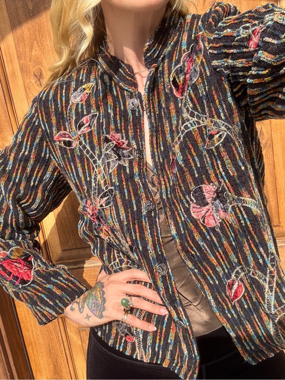 Vintage floral jacket